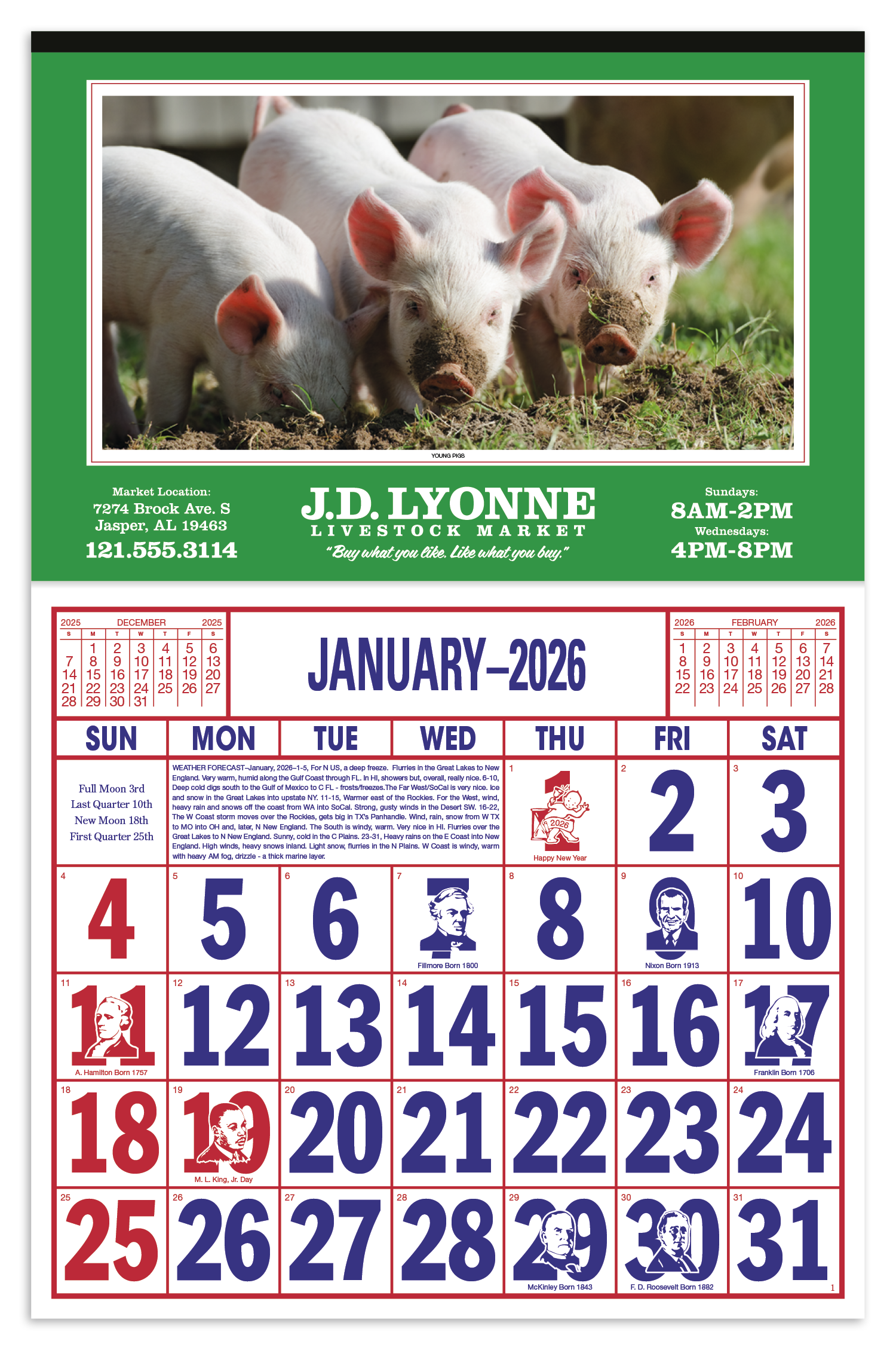 Skinner & Kennedy® Large Everyday Farm Memo 5
