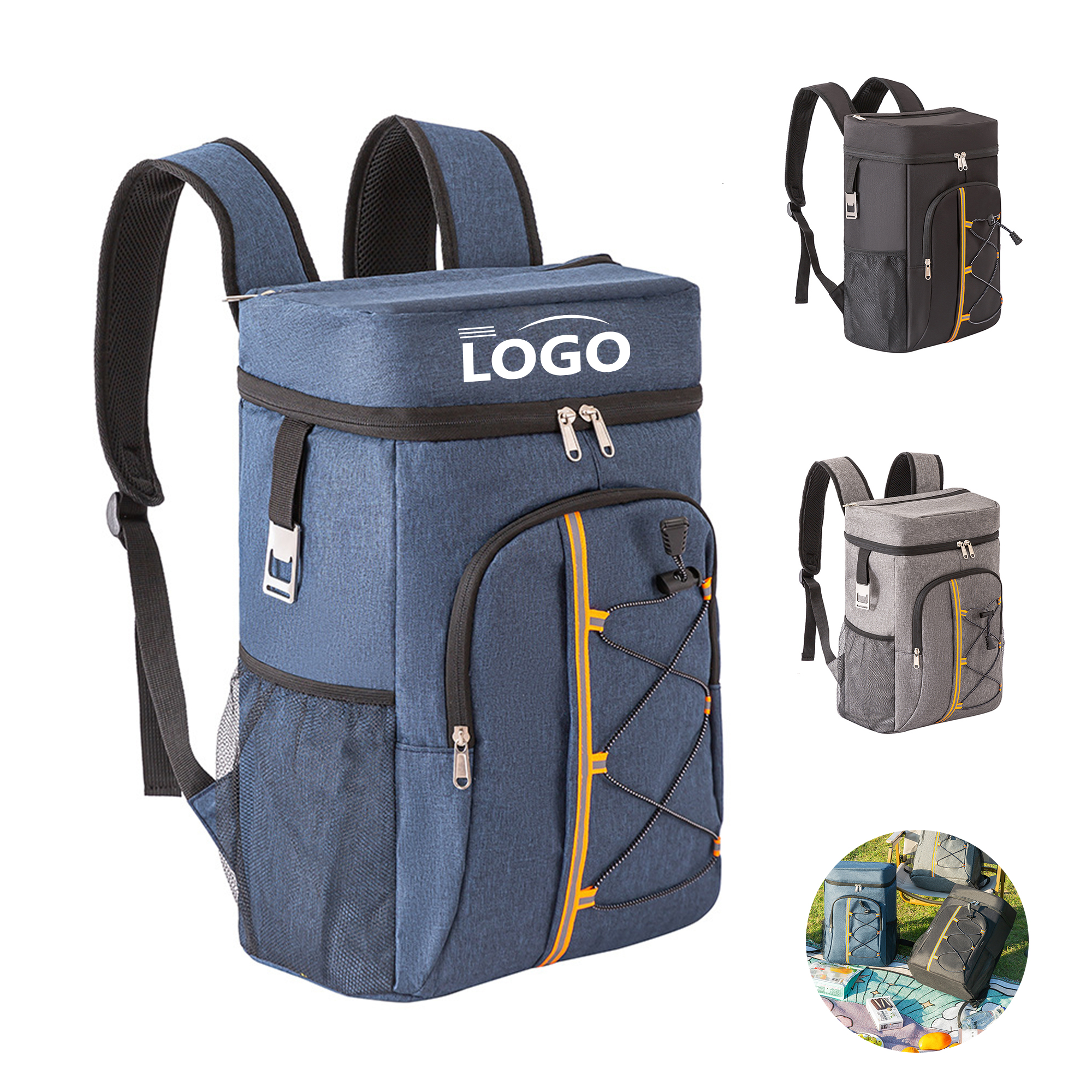 Large Capacity Insulated Backpack Cooler 4