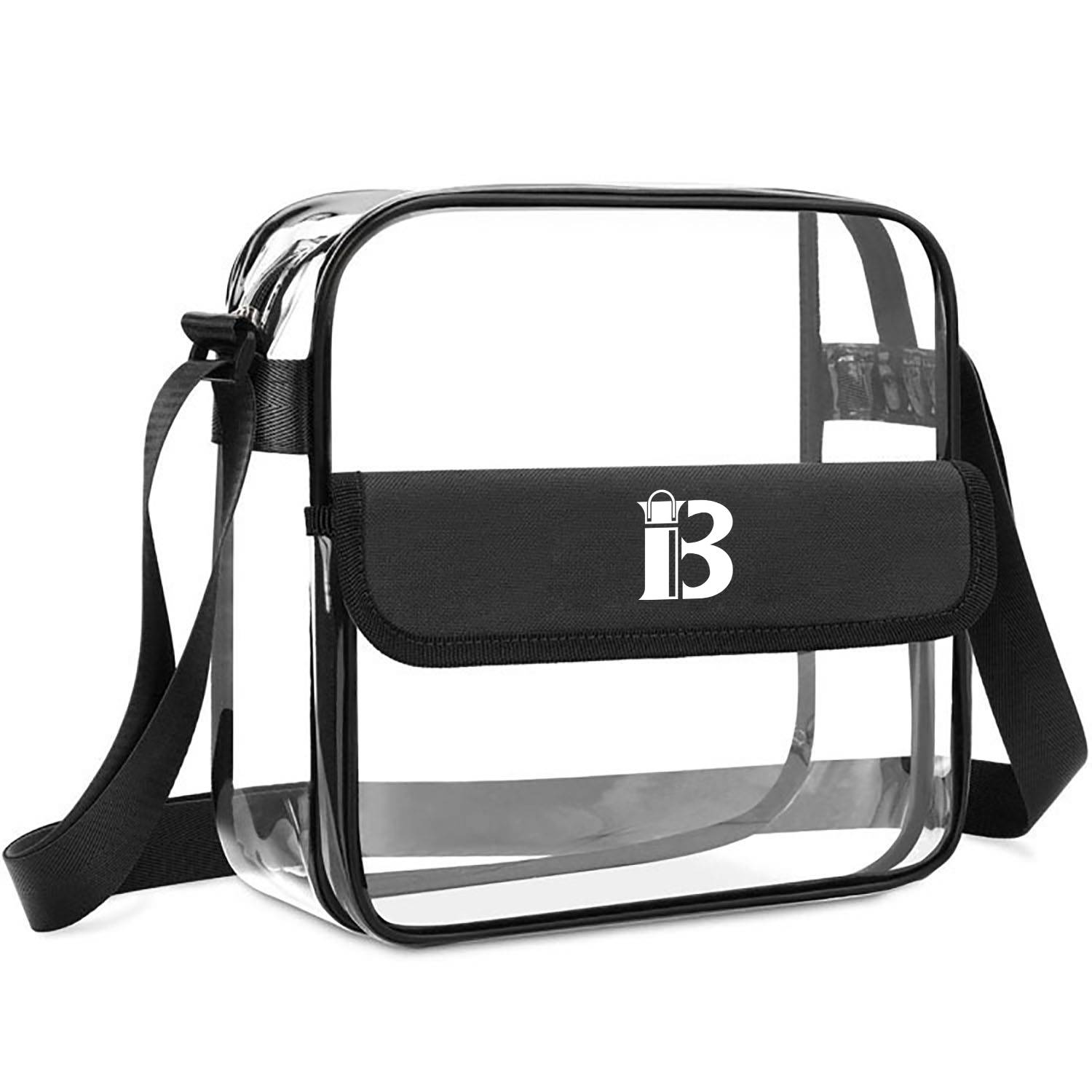 Transparent PVC Shoulder Messenger Tote Bag