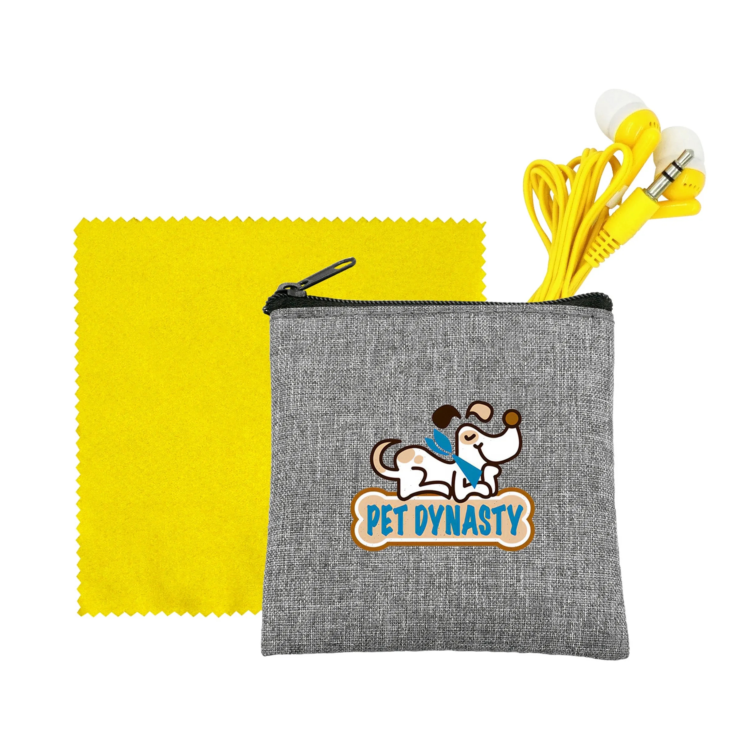 Recycled Ear Bud & Cloth Set 16