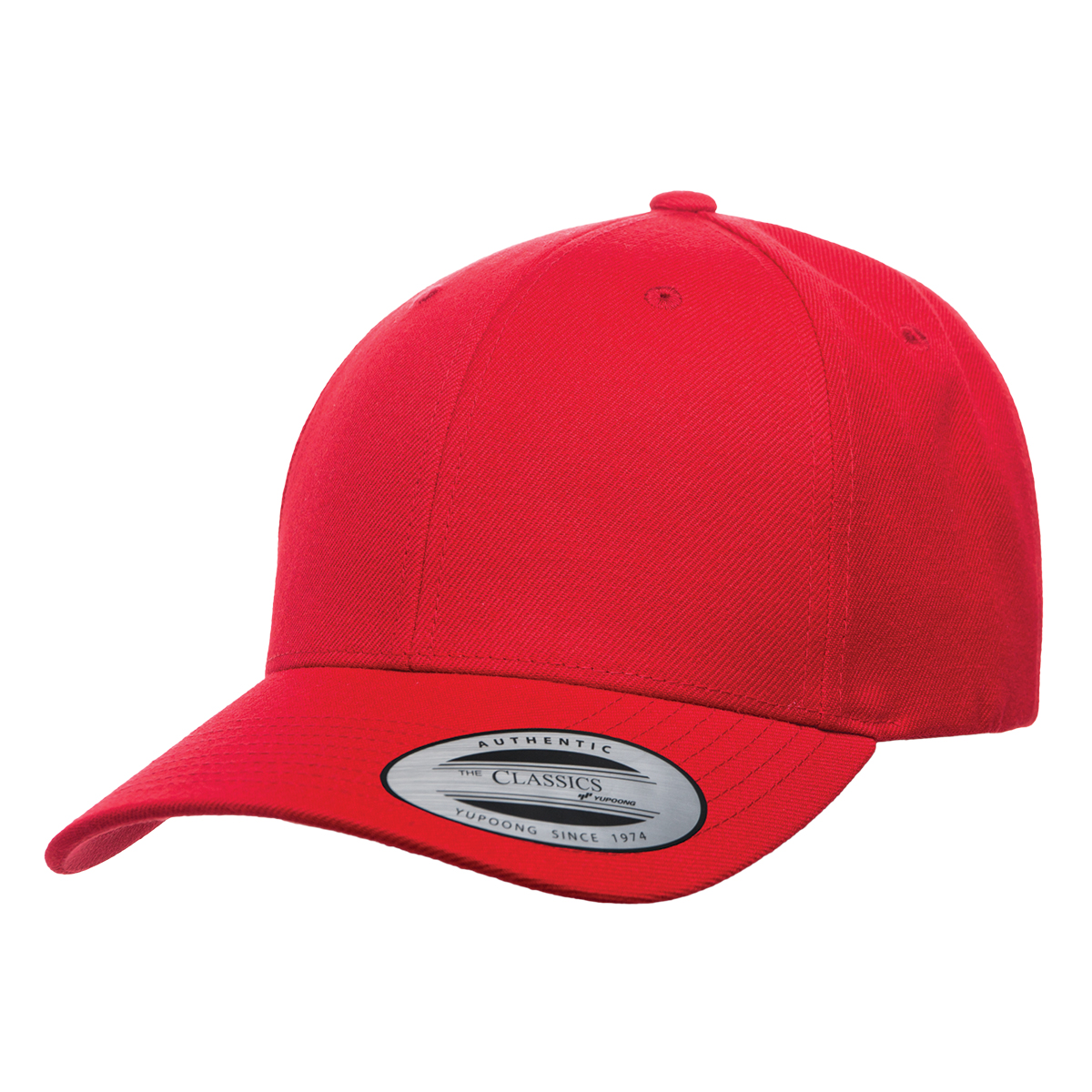 Yupoong 6789M YP Classics Premium Curved Visor Snapback Hat with Embroidery 6