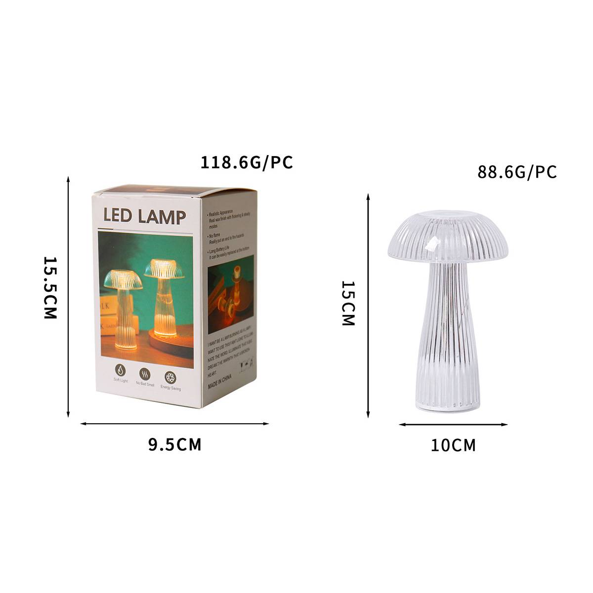 LED electronic mushroom table lamp 1