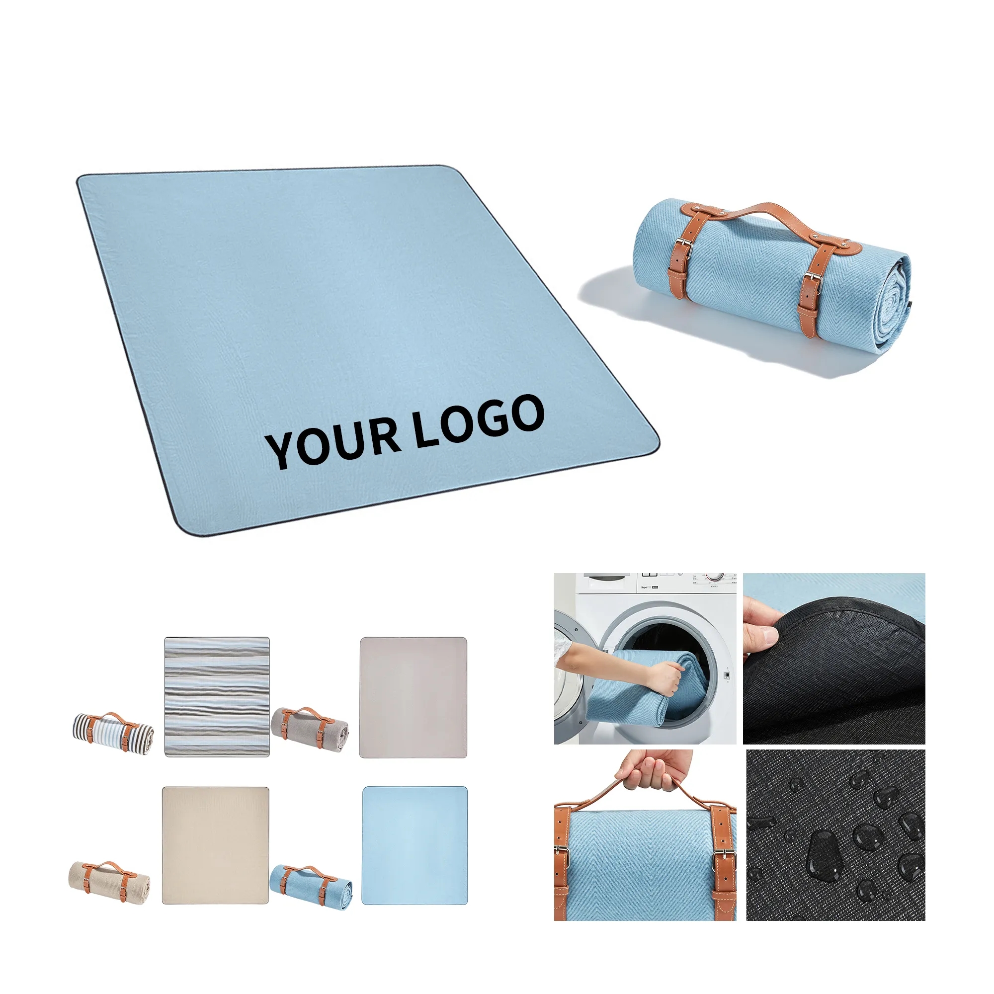 Cotton Foldable Picnic Mat 5