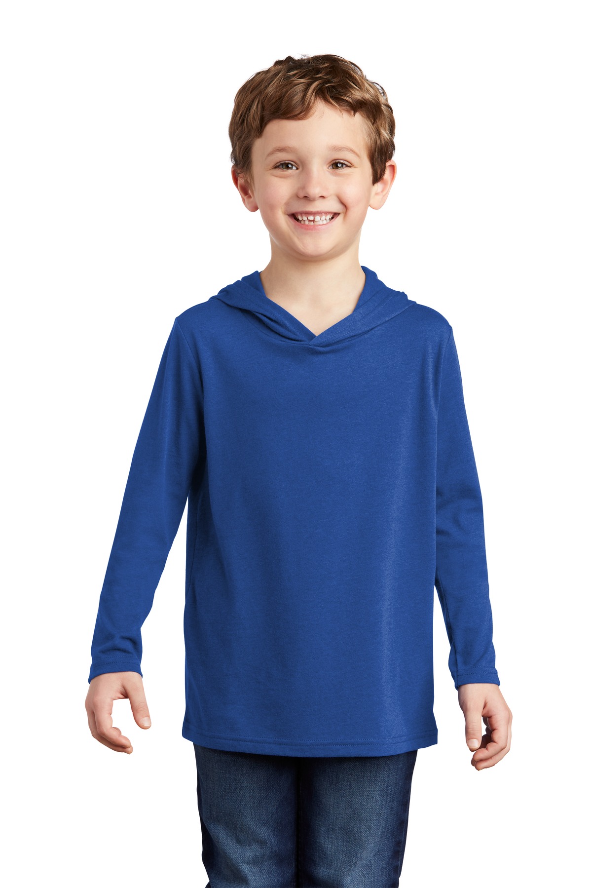 District Youth Perfect Tri Long Sleeve Hoodie DT139Y 15