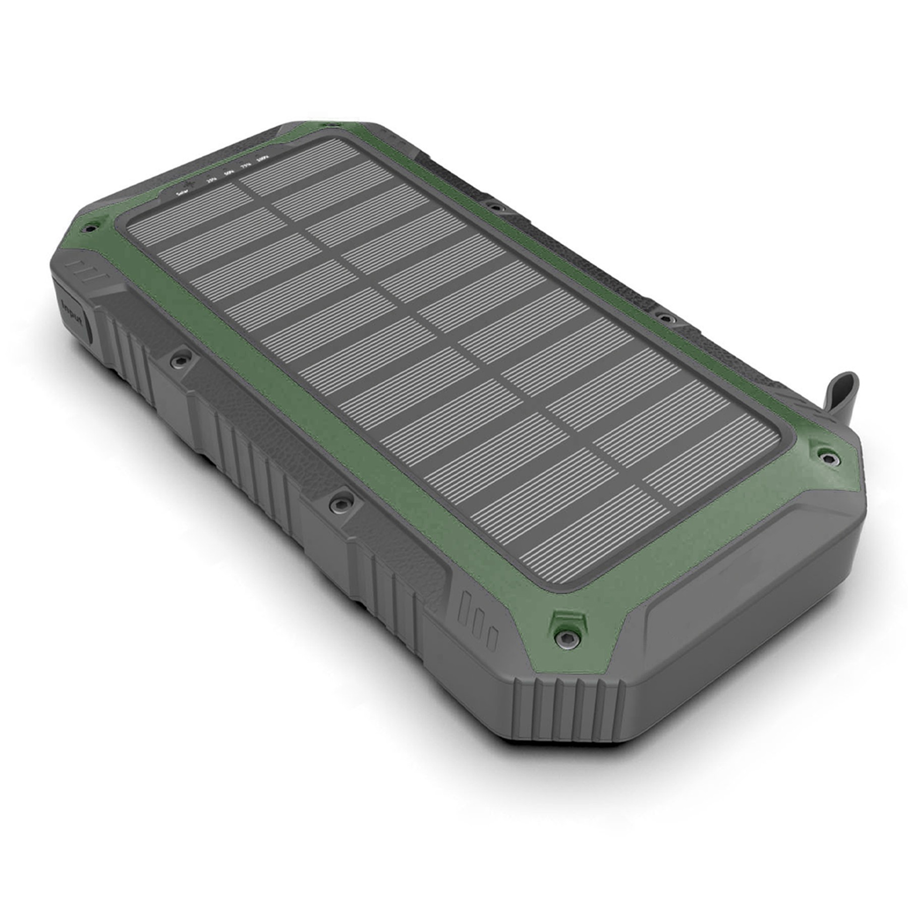 20000Mah Wireless Charging Solar Power Bank Flashlight 3