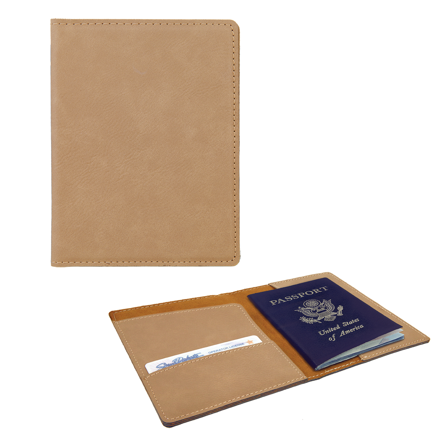 Leatherette Passport Holder 2