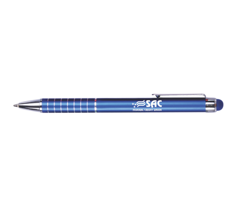 Aluminum Ballpoint Pen with Stylus 4