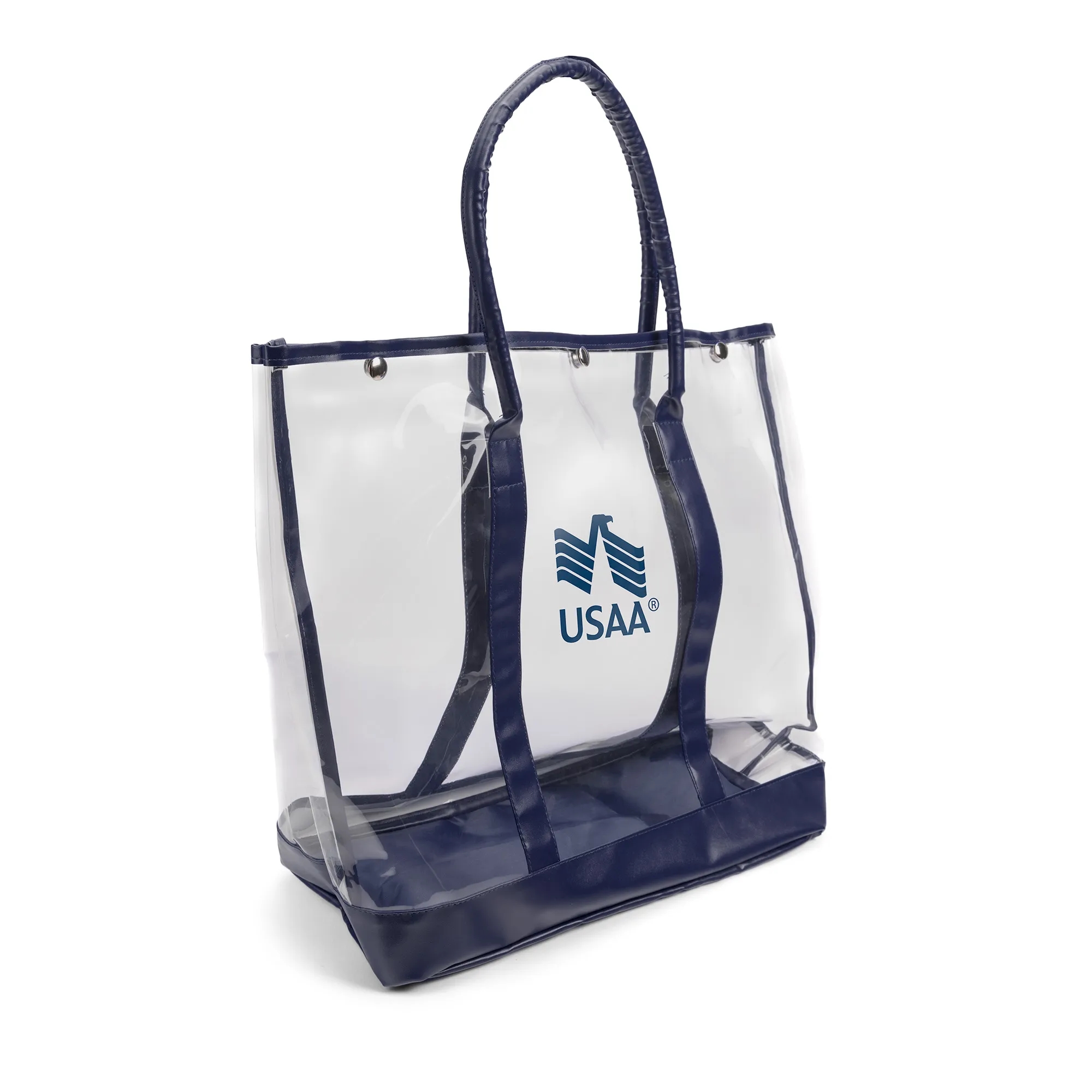 Luxe Button-Top Tote with PU Leather Trim 10