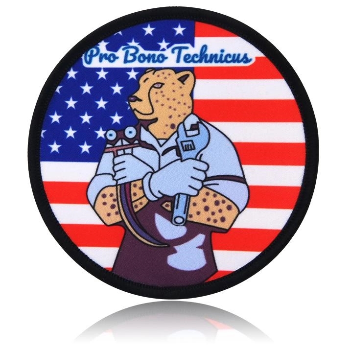 6.5" Custom Dye Sublimated Printed Logo Patches 7
