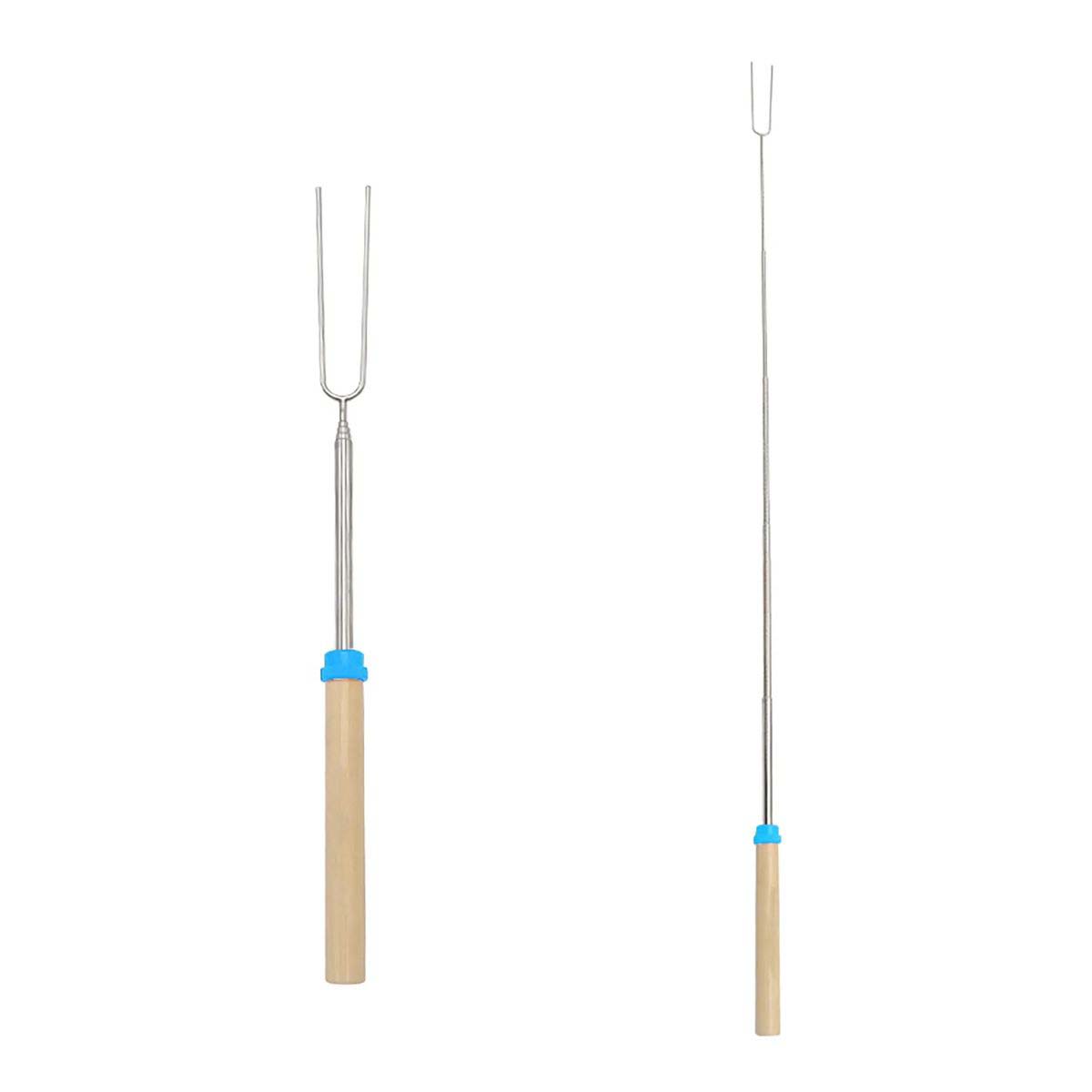 Extendable BBQ Fork for Marshmallows and Sausages 9