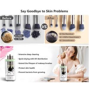USB Cosmetic Spinner Washing Machine Dryer Electric Make Up Brush Cleaner 4