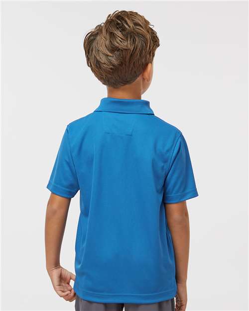 Youth Saratoga Performance Mini Mesh Polo - 108Y 26
