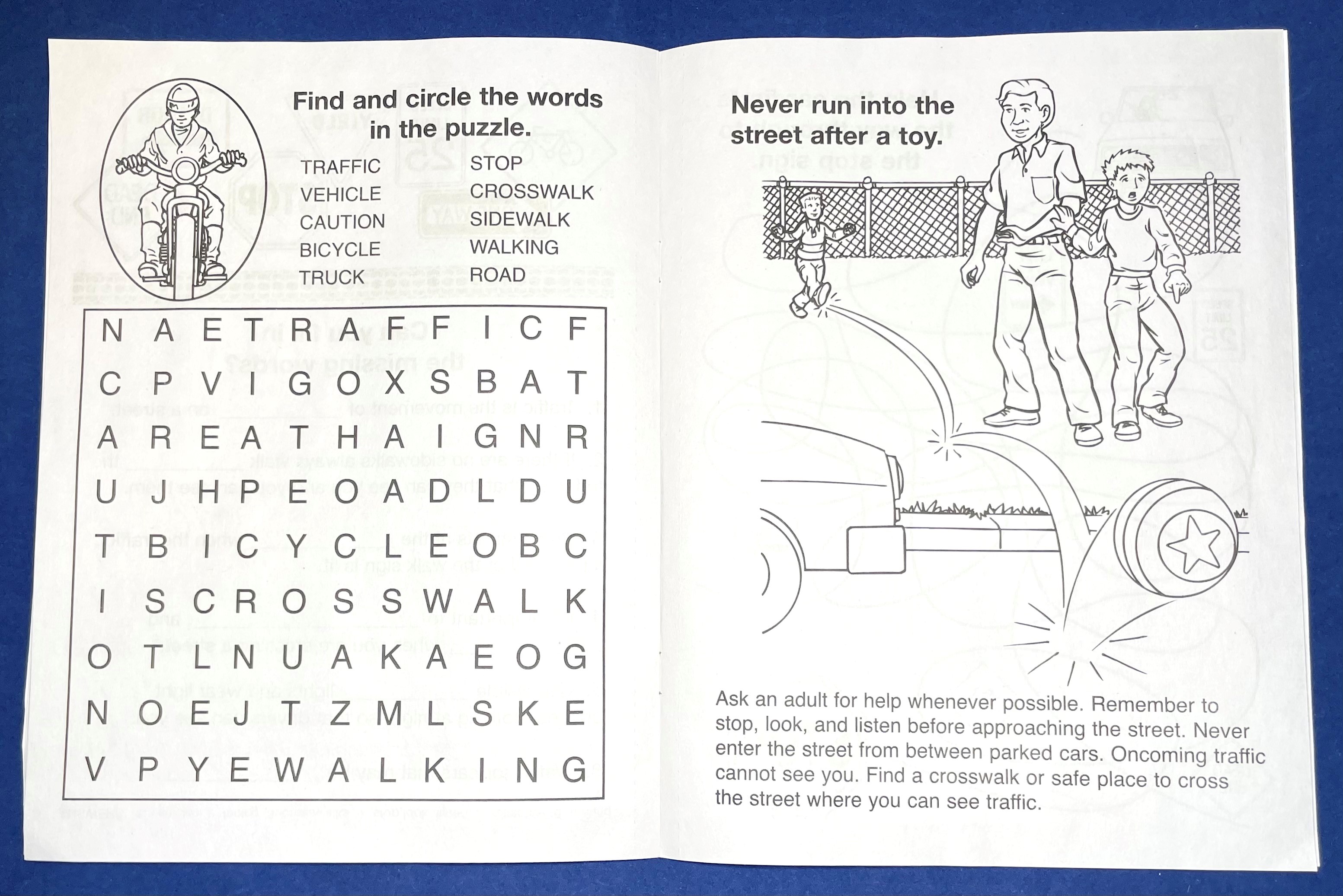 COLORING BOOK - Traffic Safety Coloring & Activity Book 6