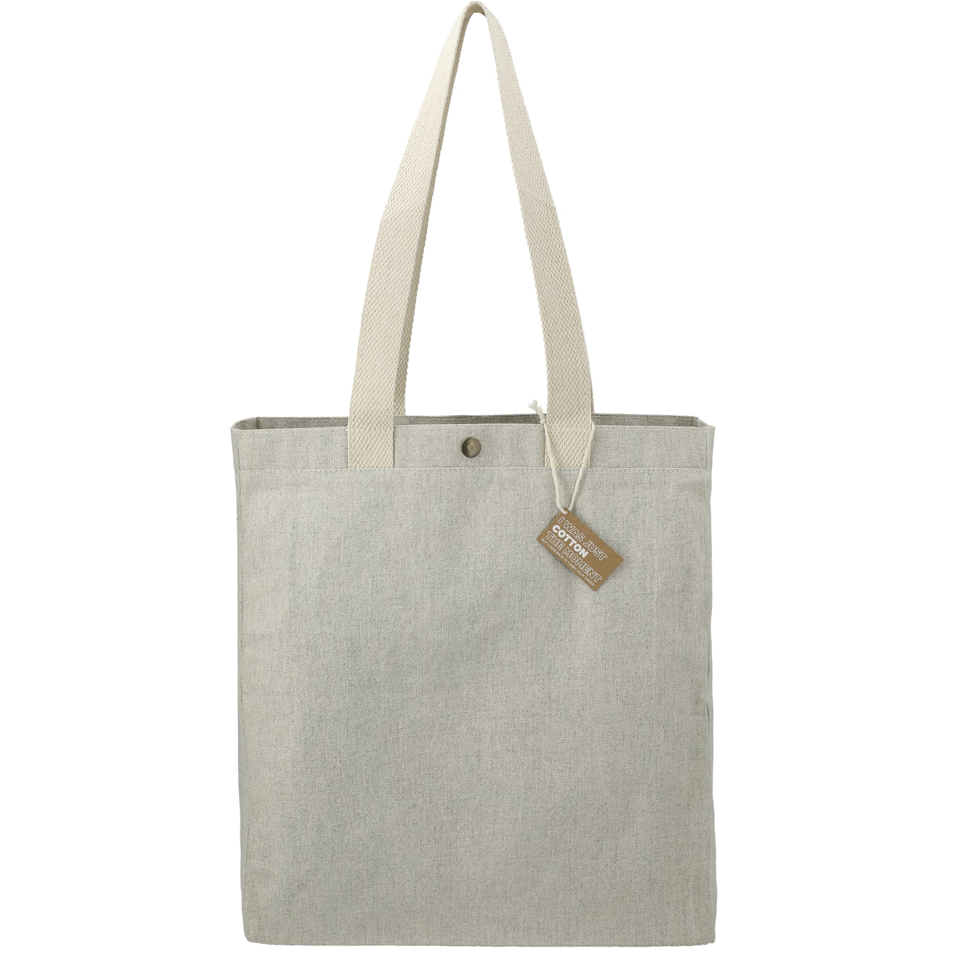 Repose 10oz Recycled Cotton Box Tote w/Snap 24