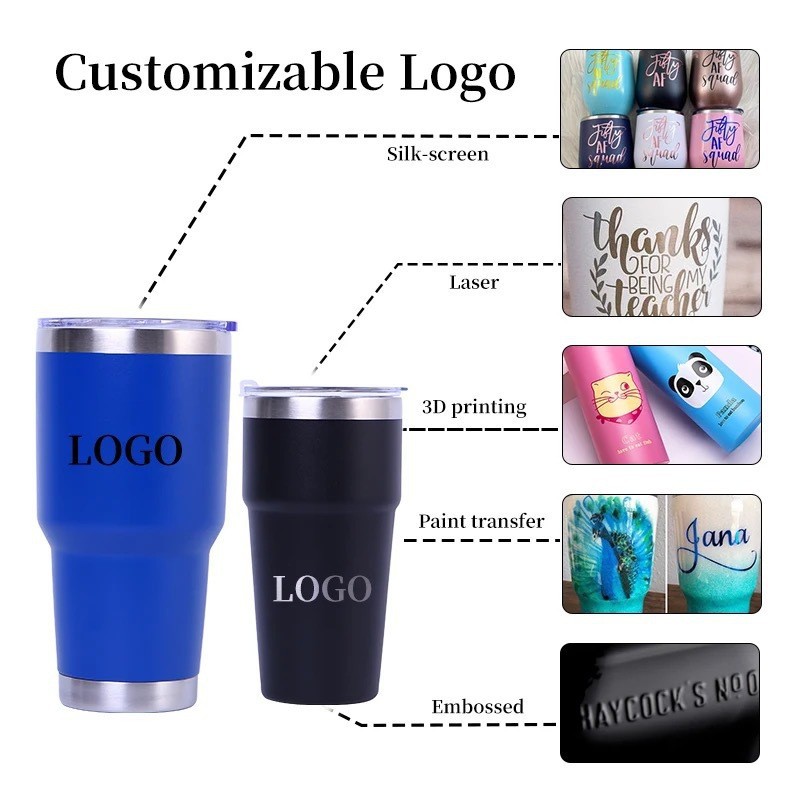 30oz Insulated Tumbler With Lids 2