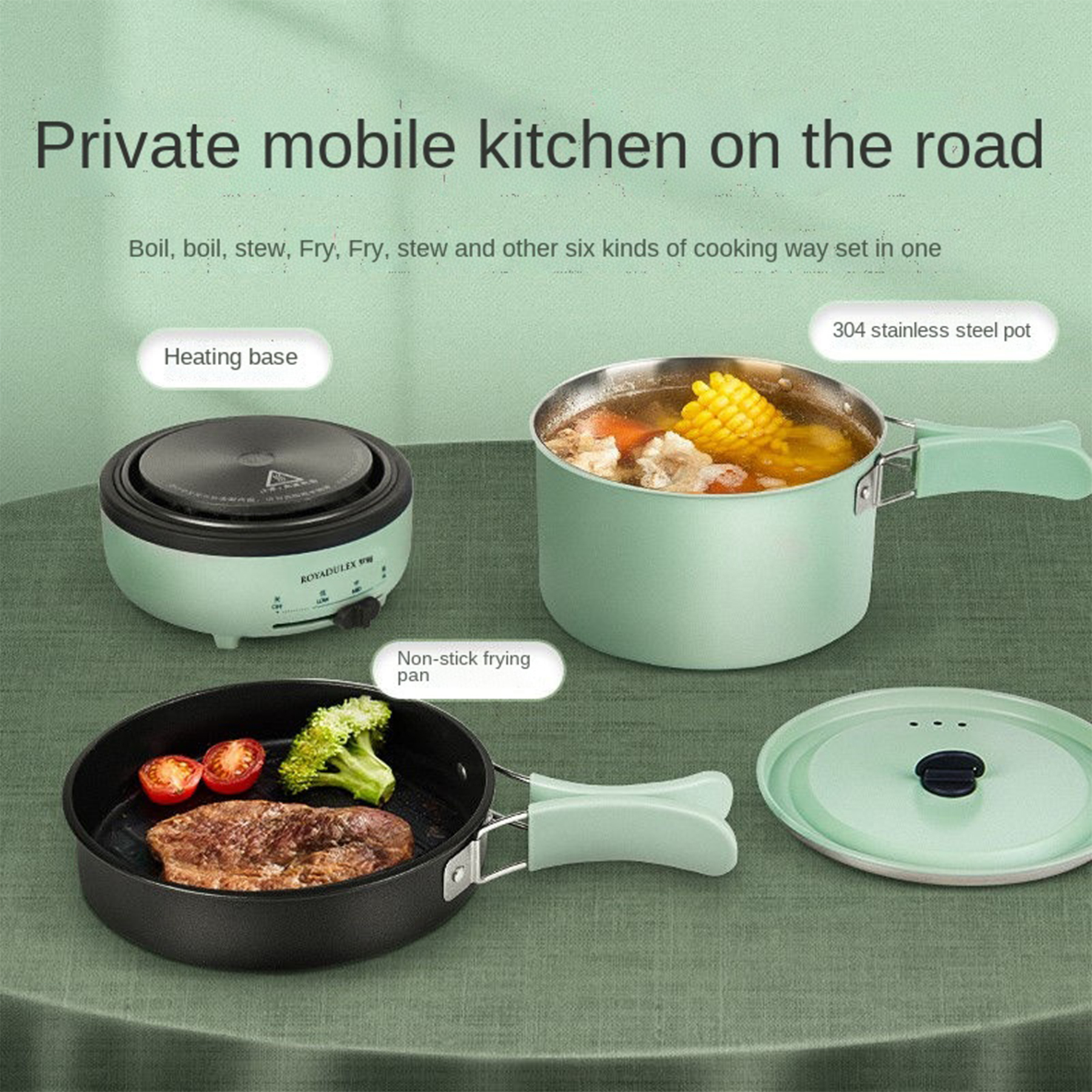 Small Portable Electric Fondue Pot 2