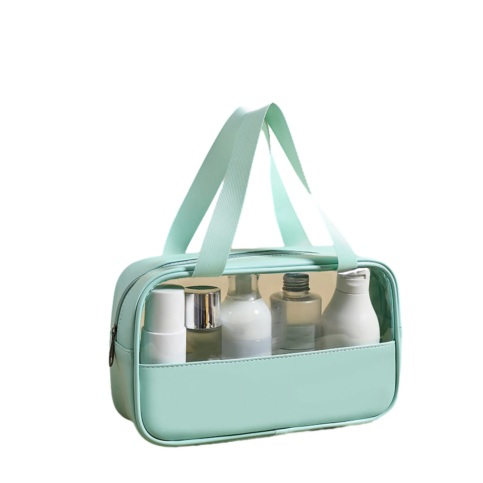 MOQ 100PCS Transparent Cosmetic Bag 8
