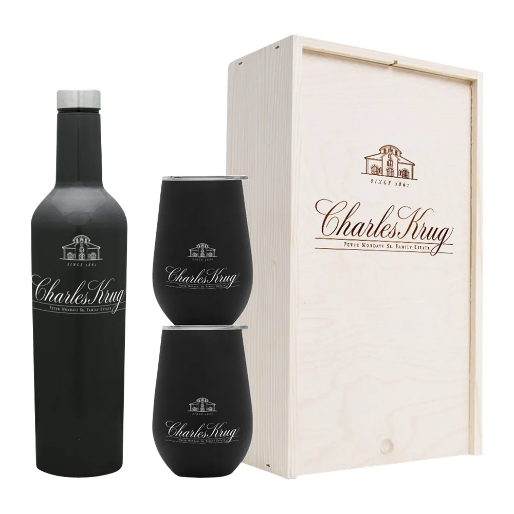 Wine Growler & Tumbler Set with Box 1