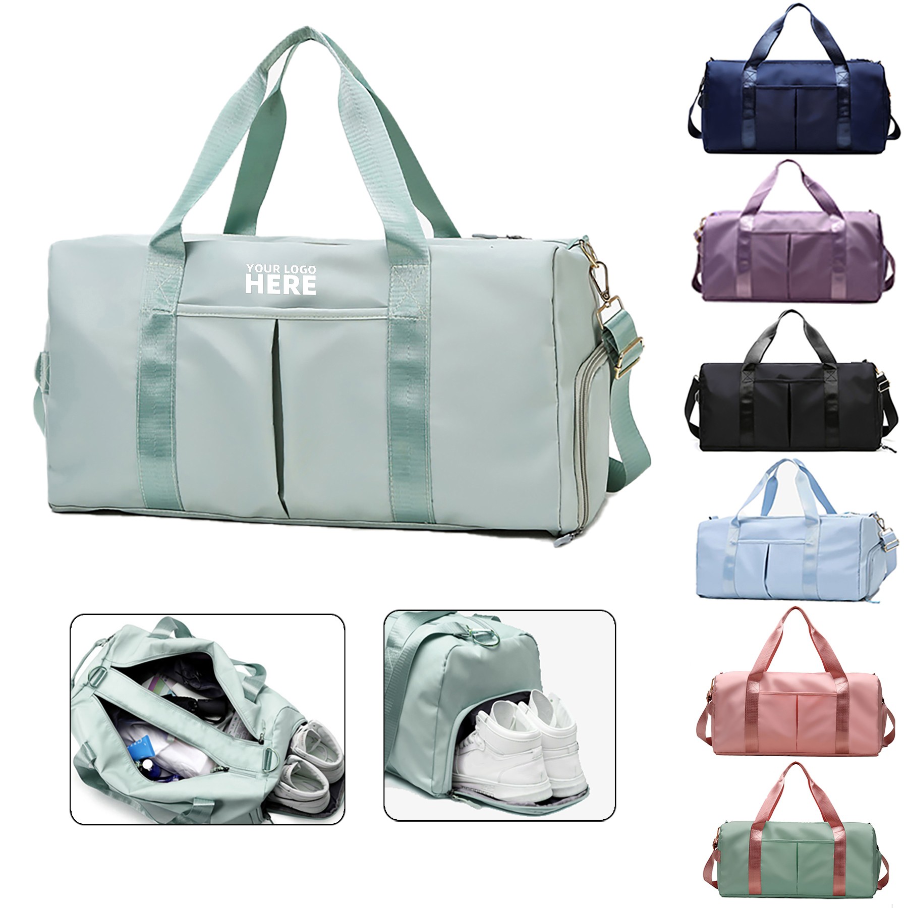 Gym Bag With Shoe Compartment