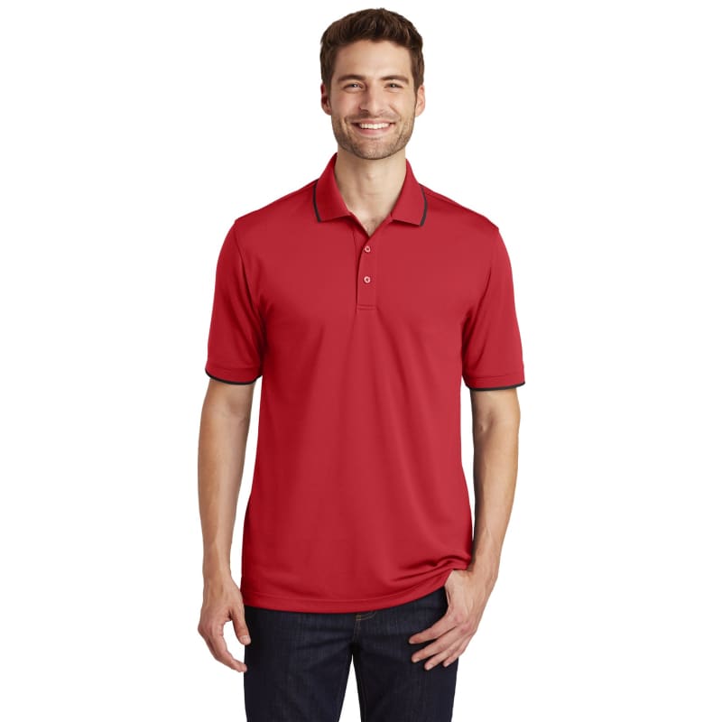 Port Authority Dry Zone UV Micro-Mesh Tipped Polo. 9