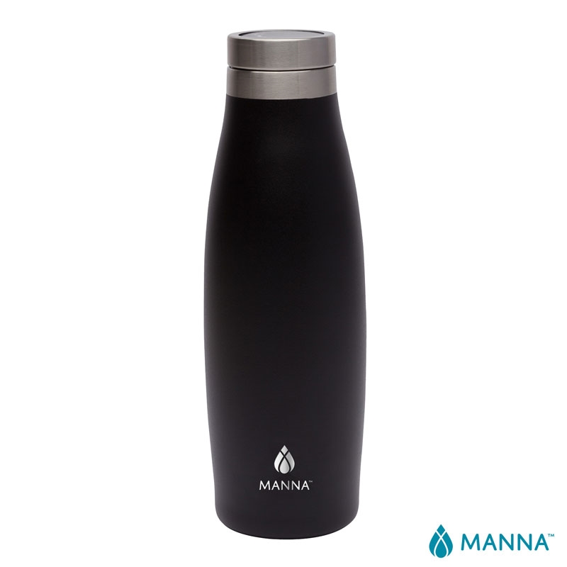 Manna™ 18 oz. Oasis Stainless Steel Water Bottle w/ Marble Lid 13