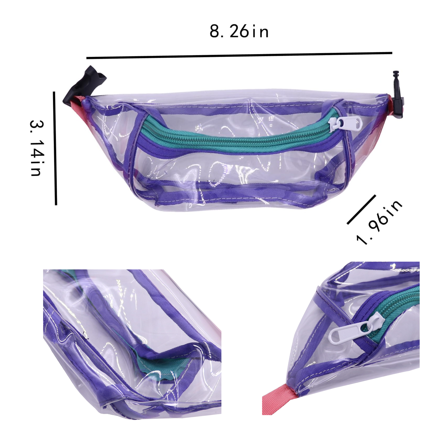 Mini Fashion Clear jelly Fanny Pack Kids 5