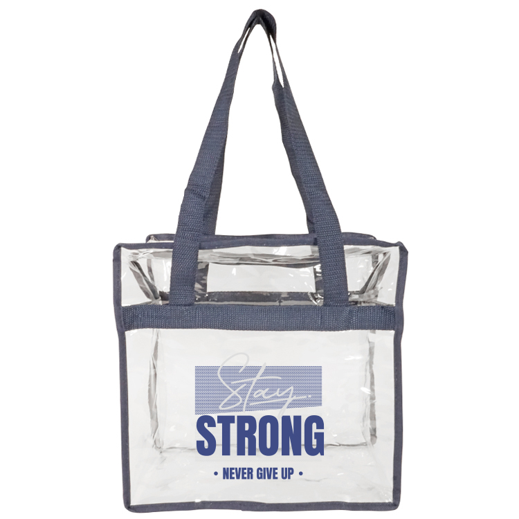 Newport Clear Zipper Tote 12