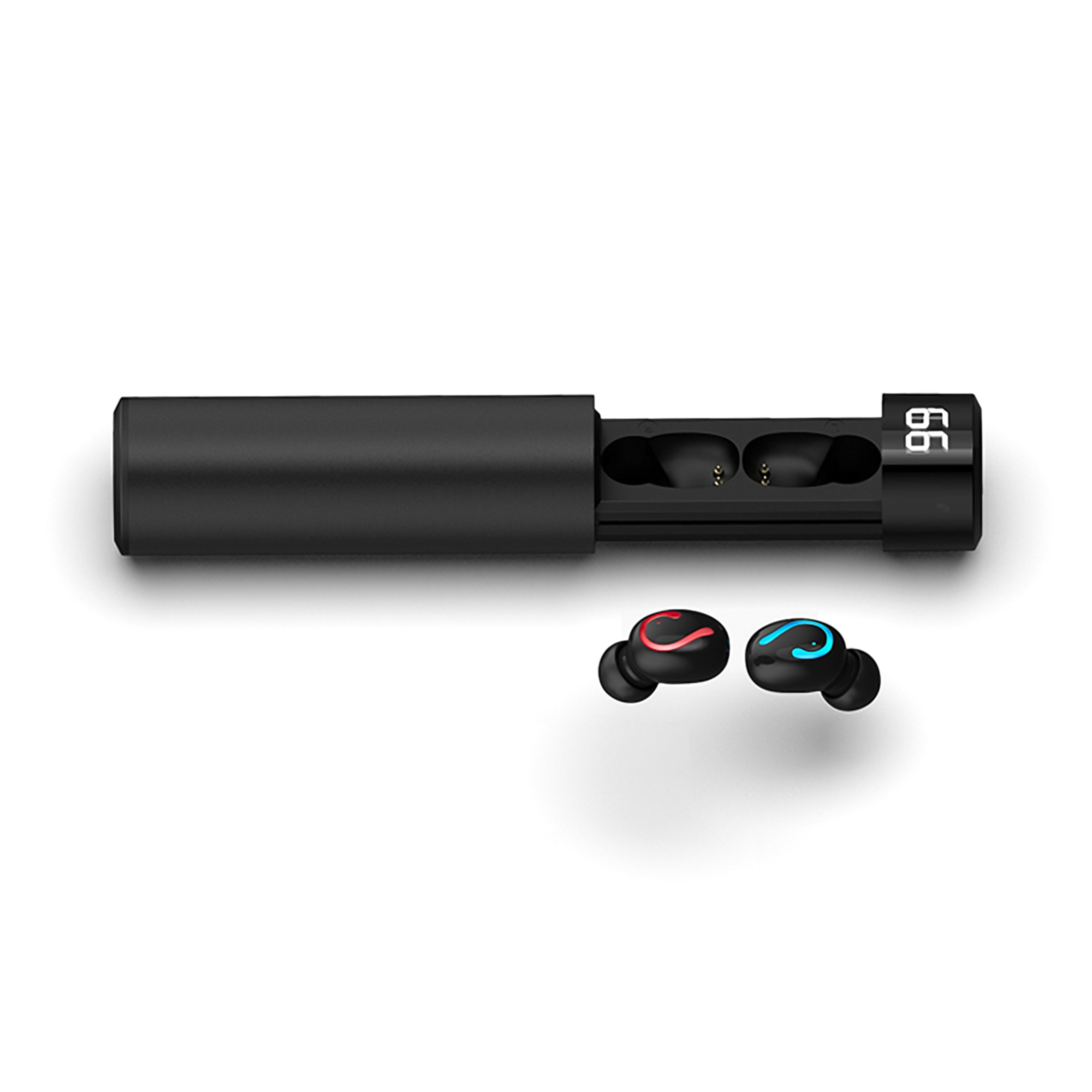 Portable Bluetooth Headset w/Metal Rod Design 5