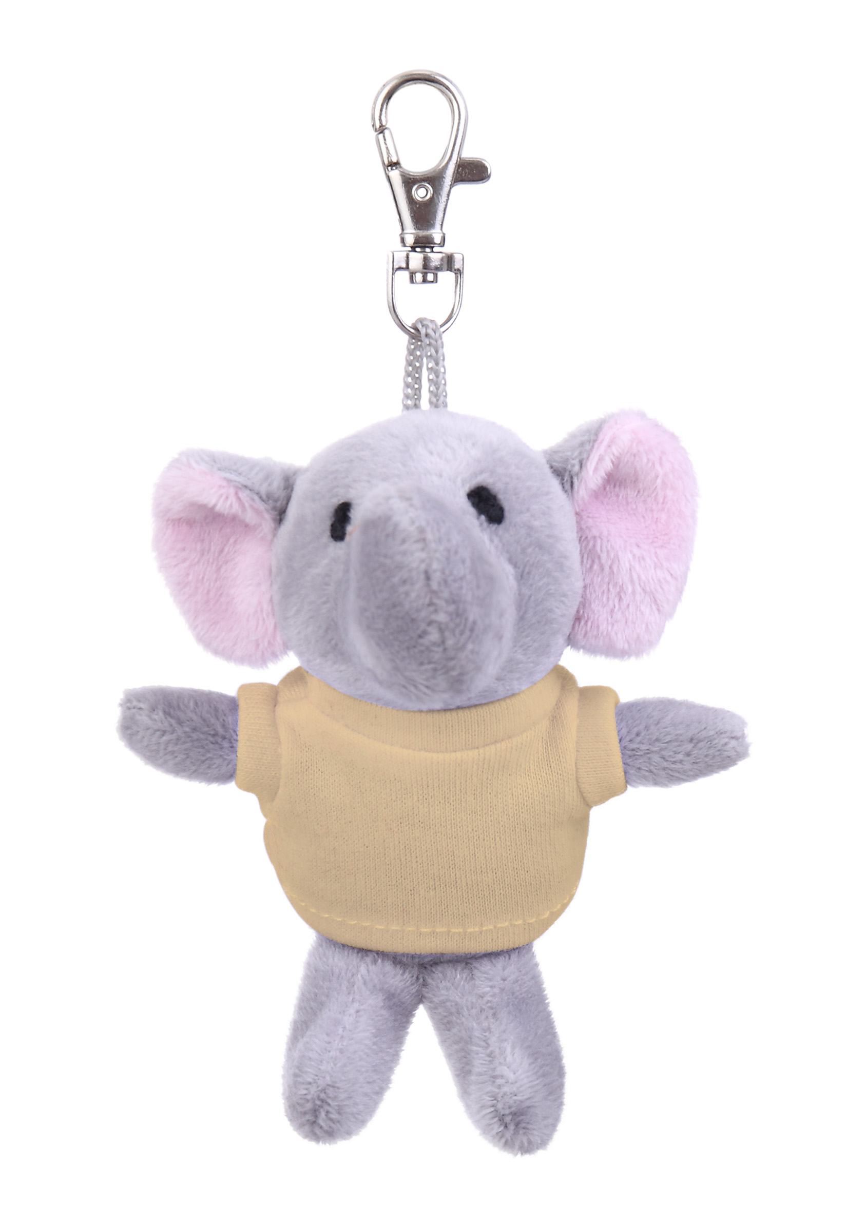 Soft Plush Elephant Keychain with Tee 14