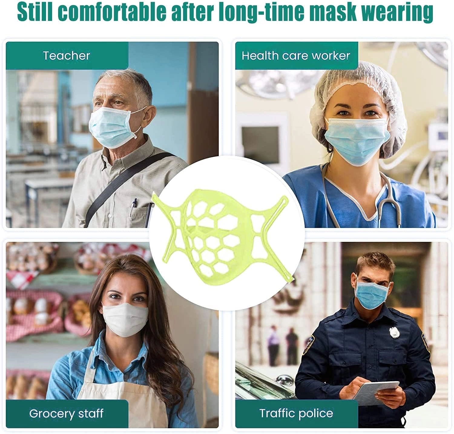 Upgraded Silicone Face Mask Inner Support Frame 3