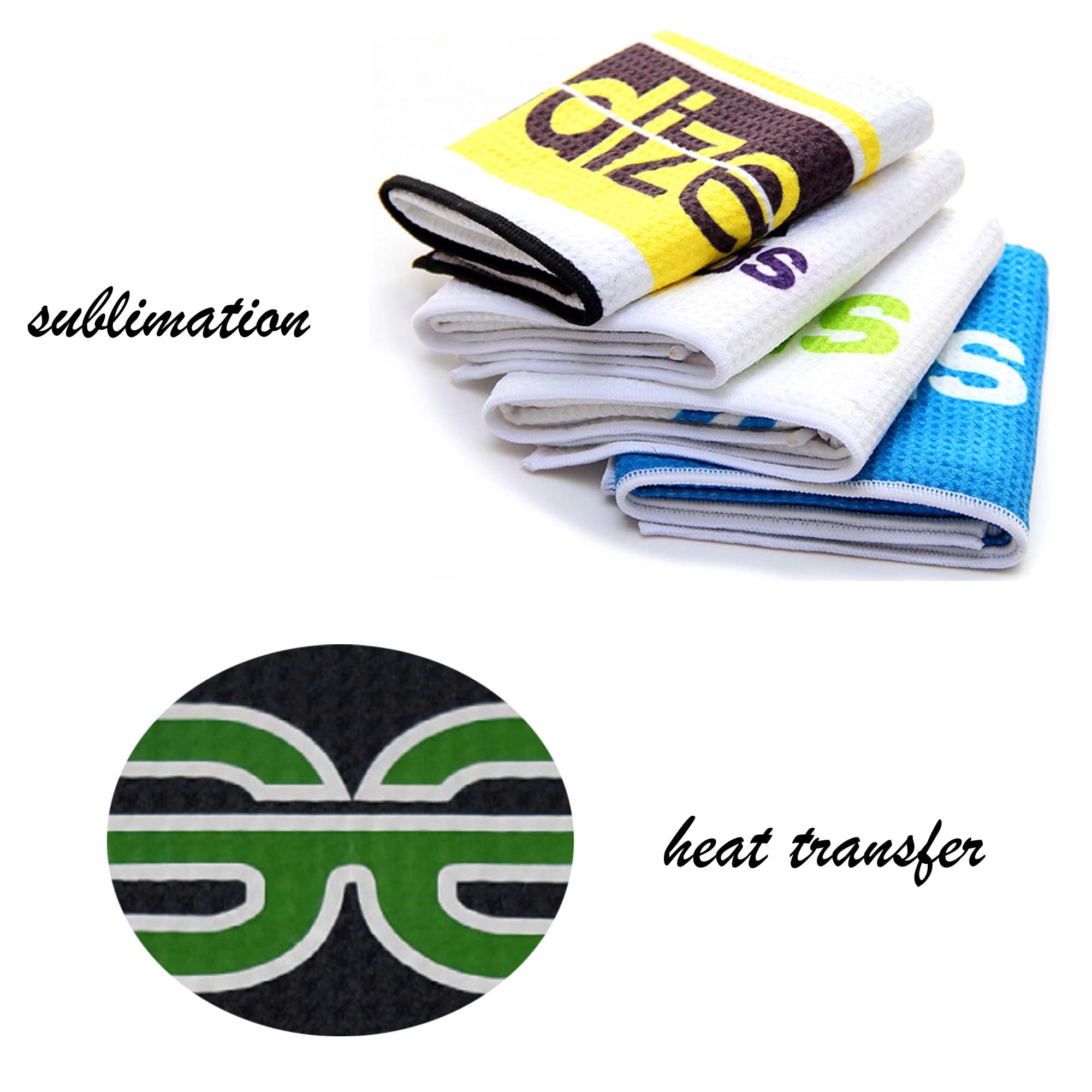 Full Color Waffle Golf Towel MOQ50 5