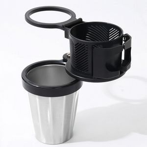 Car Cup Holder Expander With Mobile Stand 360 Rotating Base 2
