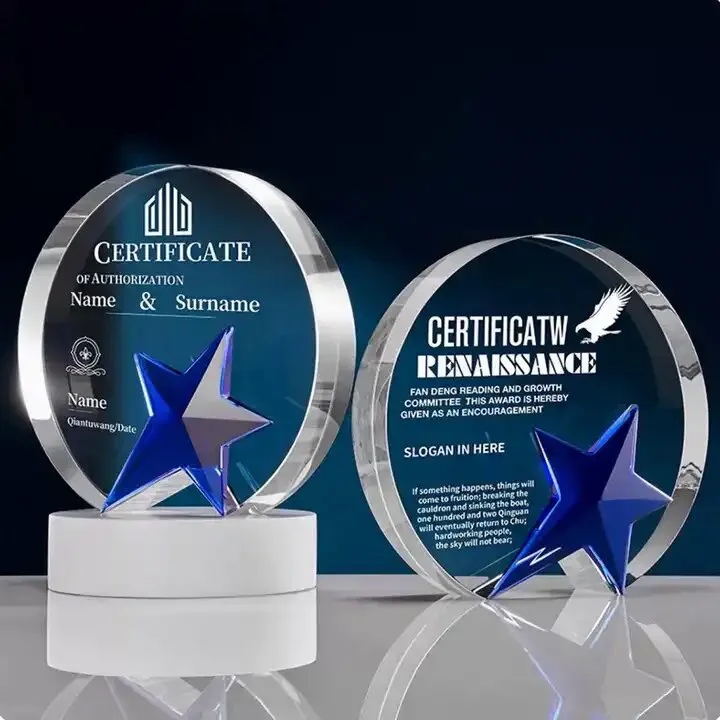Crystal Blue Star Trophy 4