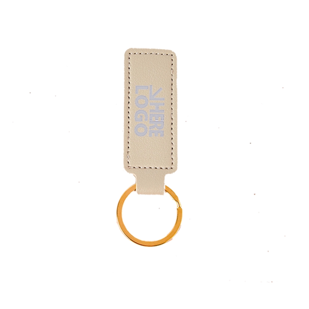 Full Color PU Leather Keychain 7