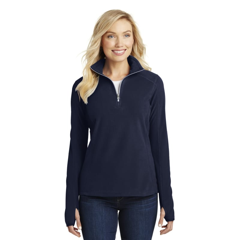 Port Authority Women's Microfleece 1/2-Zip Pullover., custom hoodie or sweatshirt with logo imprint 10