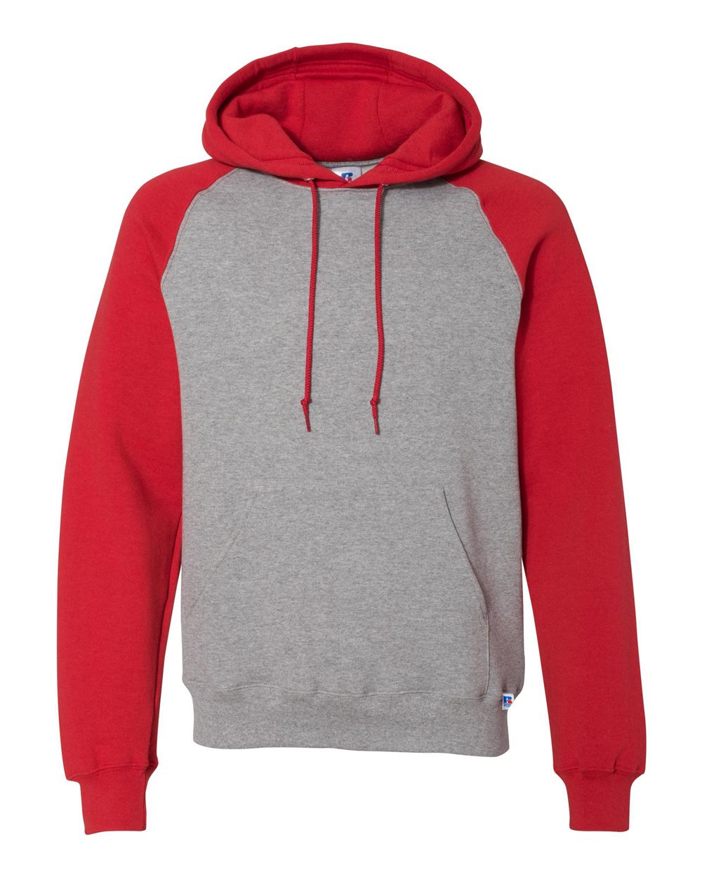 Unisex Dri Power® Colorblock Raglan Hooded Sweatshirt - 693HBM 10