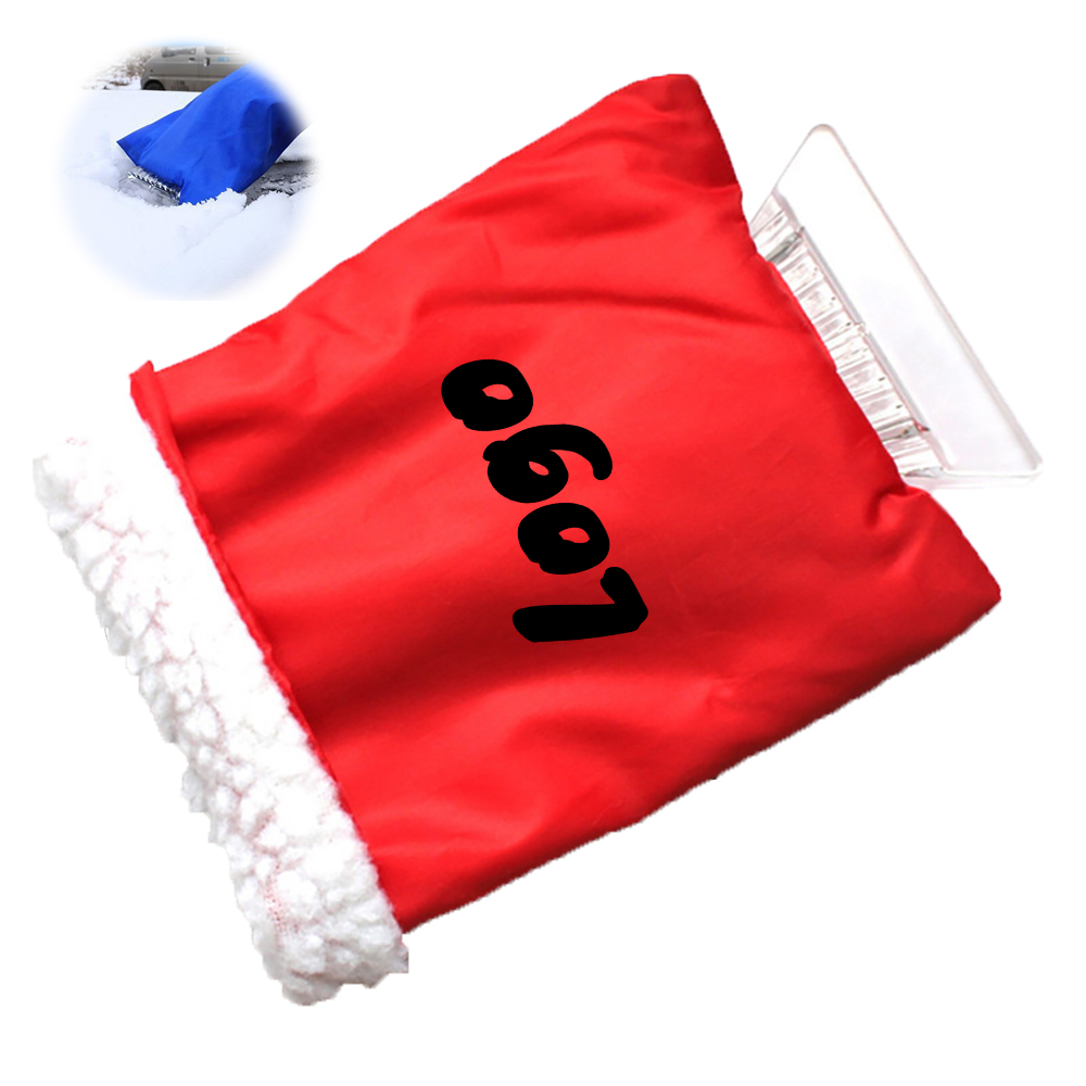 Portable Snow Shovel Ice Scraper With Mitt Glove 2