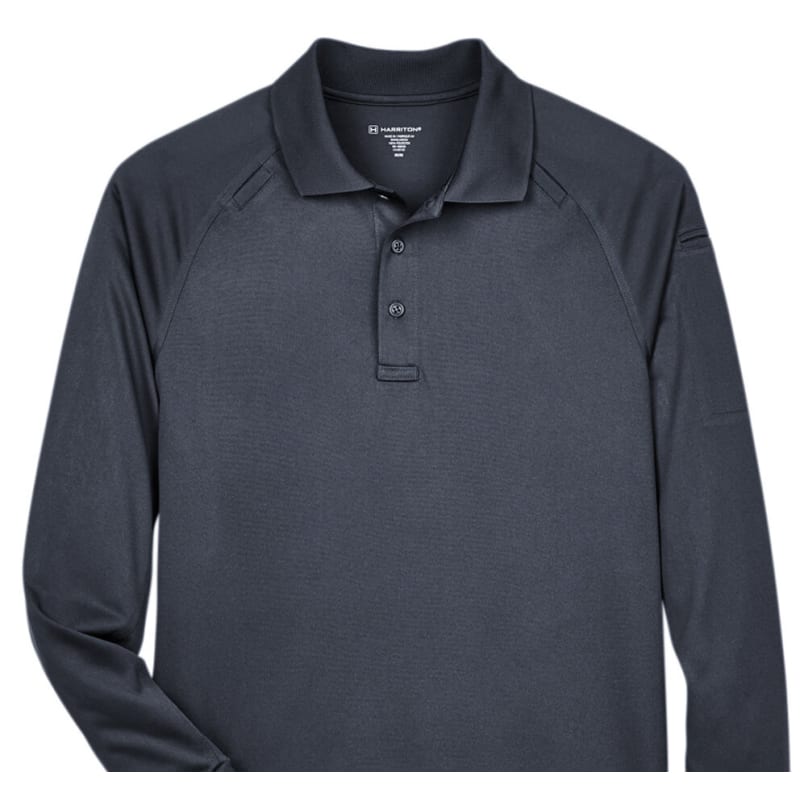 Harriton Men's Advantage Snag Protection Plus Long-Sleeve Tactical Polo 37