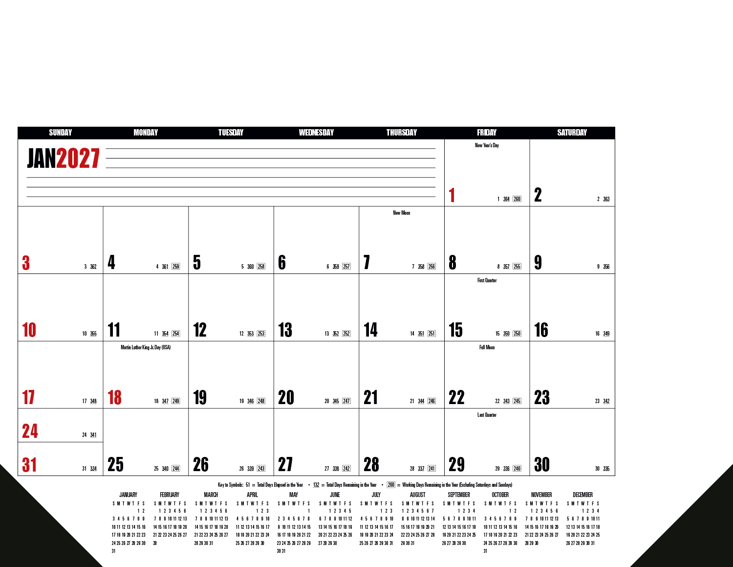 Good Value™ Multi-Color Desk Pad 32