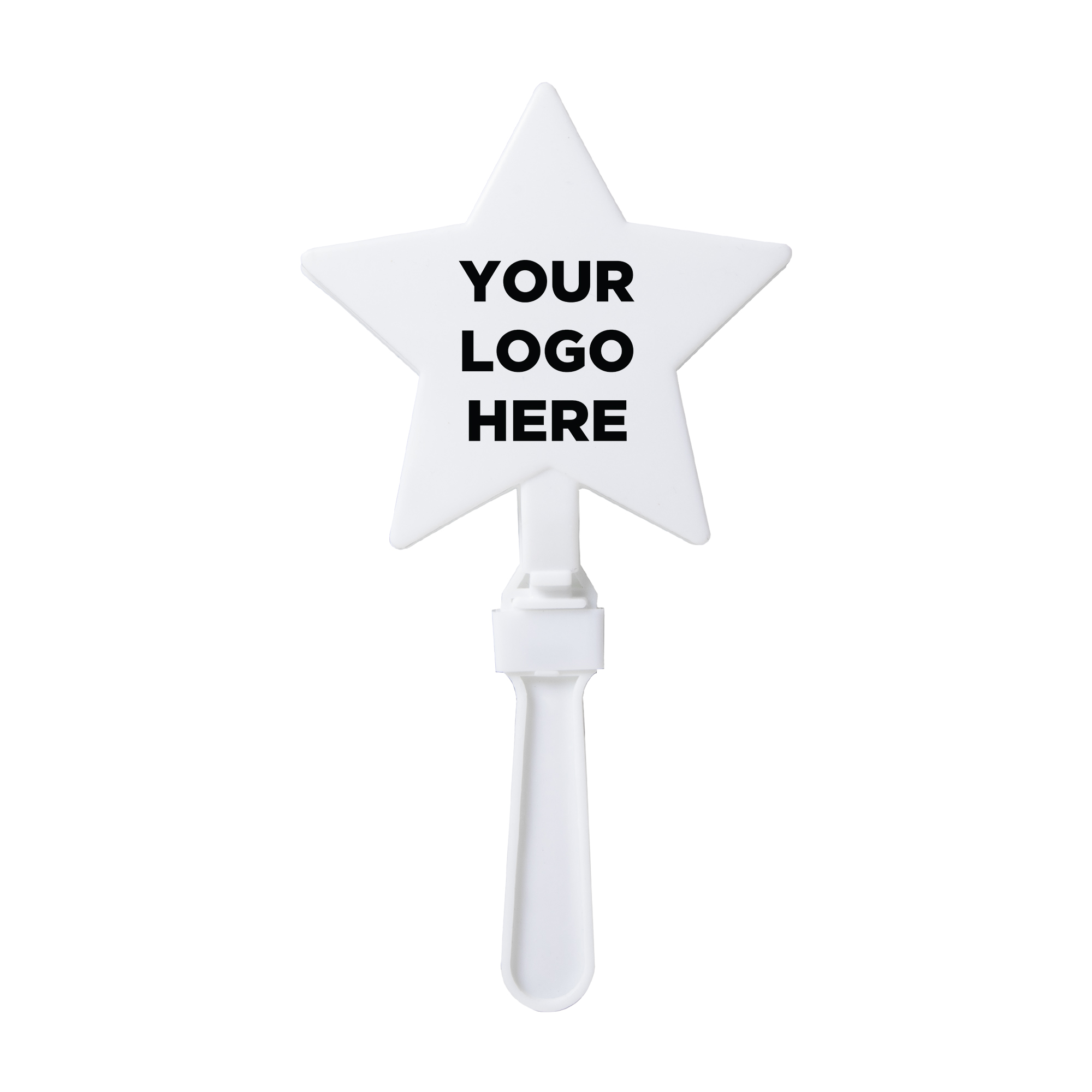 White 7" Star Hand Clapper 4
