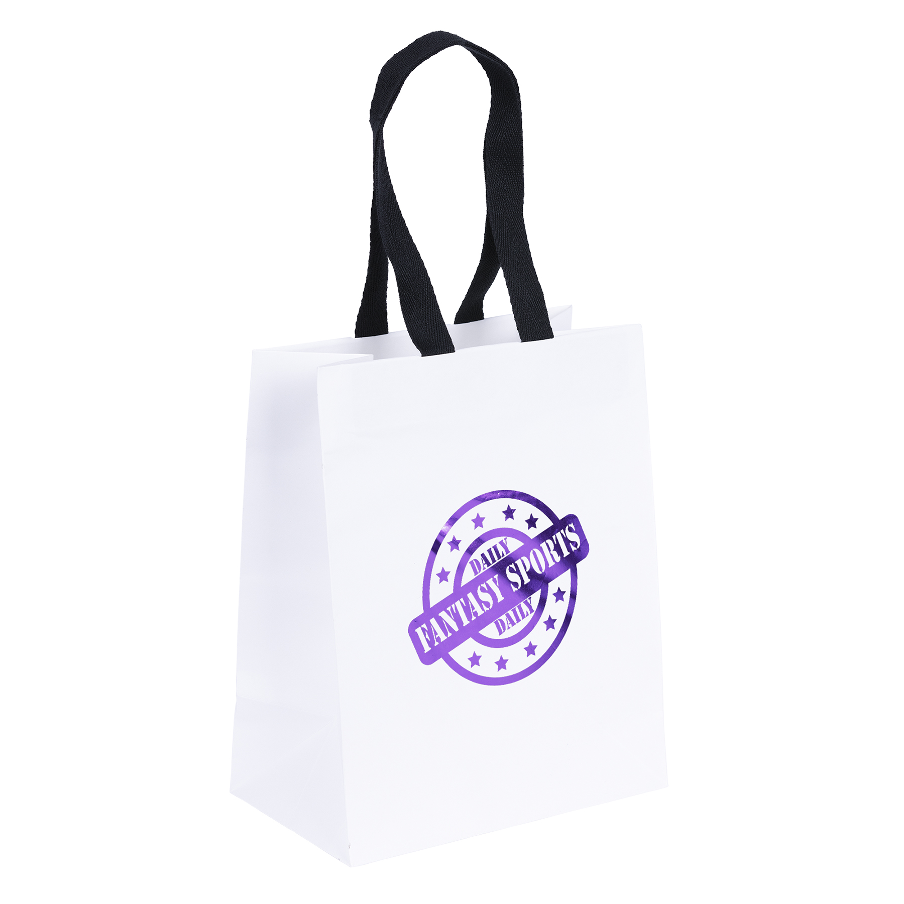 Ash - Woven Handle White Eurototes - Foil Print 5