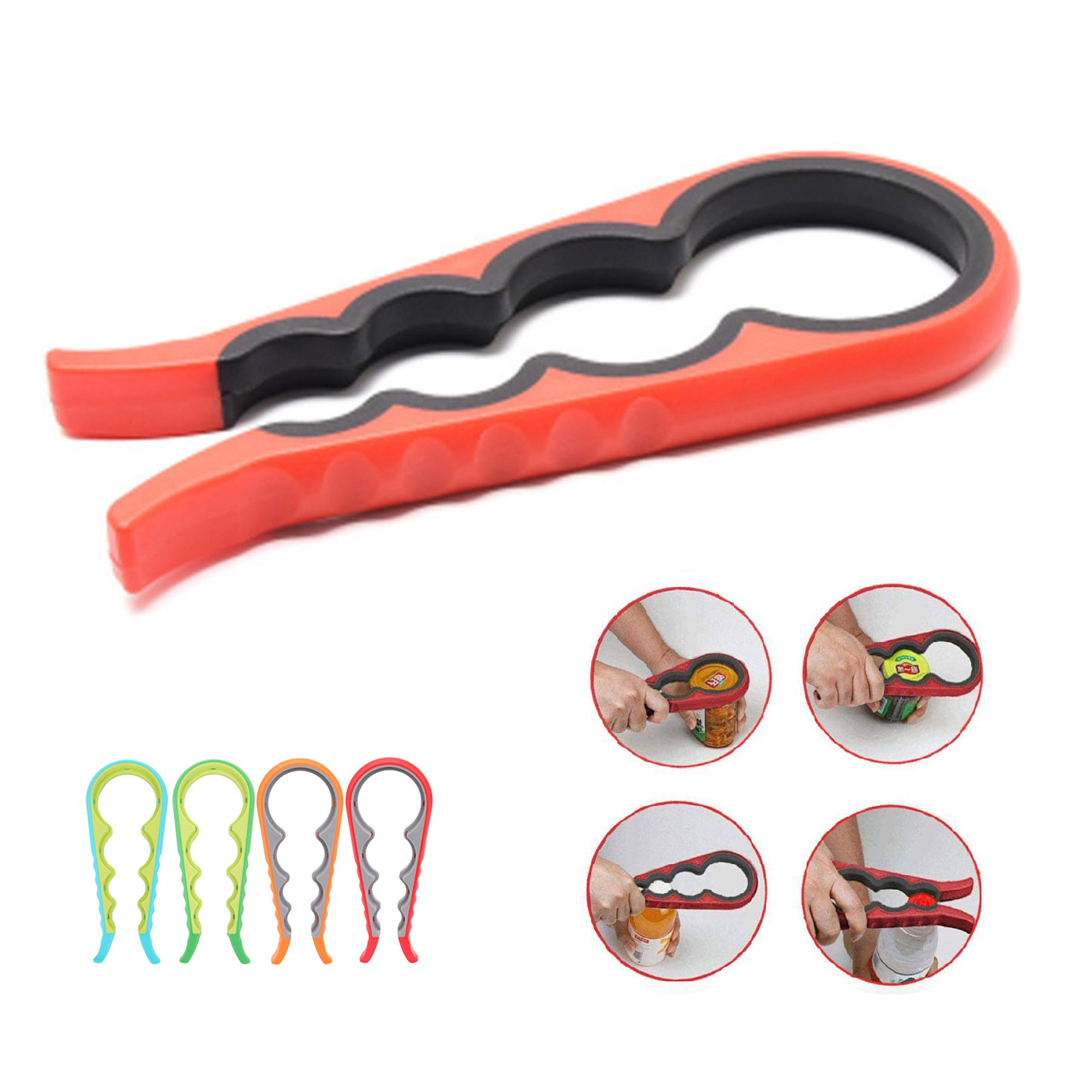 4 In 1 Handy Screw Cap Jar Openers 1
