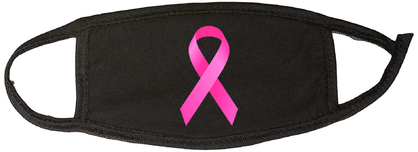 Breast Cancer Awareness Kids Black Cotton Face Mask 2