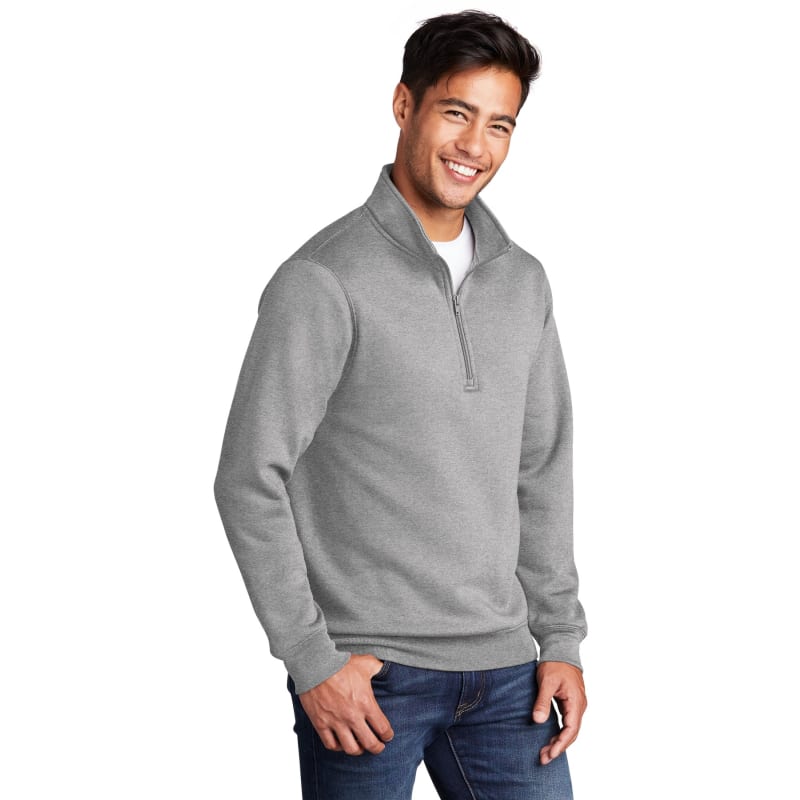 Port & Company Core Fleece 1/4-Zip Pullover Sweatshirt, custom hoodie or sweatshirt with logo imprint 33
