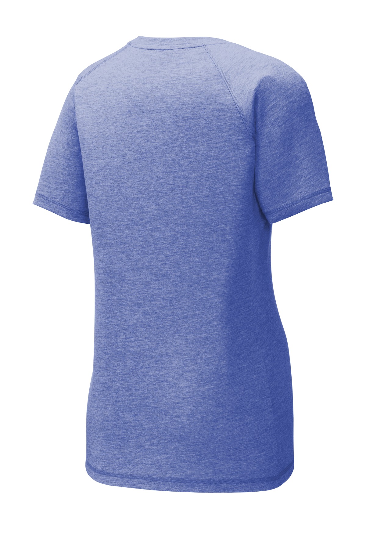 Sport-Tek Women's PosiCharge Tri-Blend Wicking Scoop Neck Raglan Tee. LST400 40