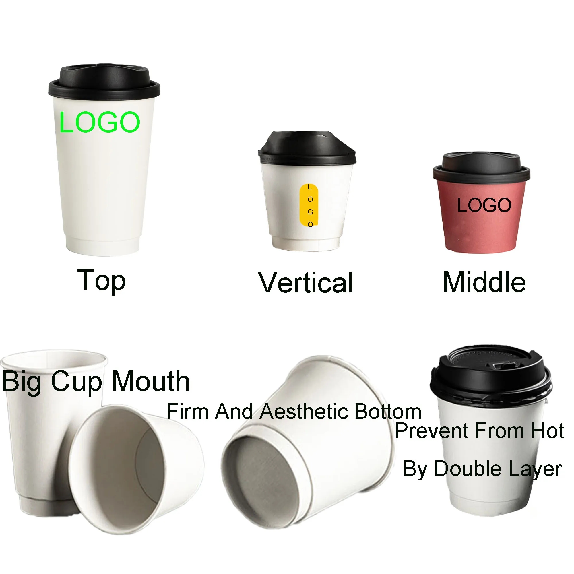 Full Color Spot 16 oz Paper Disposable Cup 2