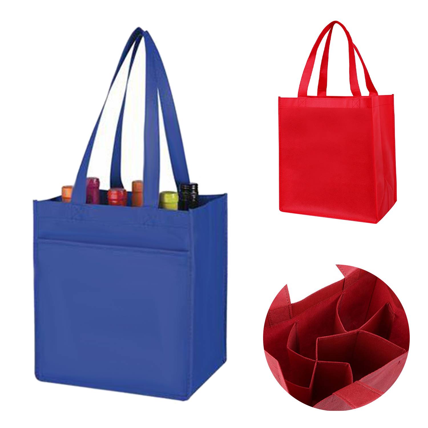 Tote Bag For 6 Wine Bottles 2