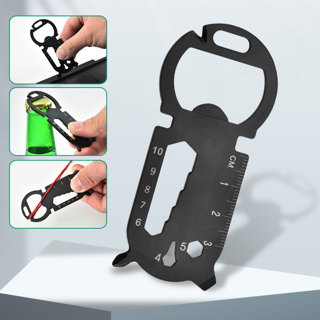 Multifunctional Stainless Steel Metal Tool Card 1