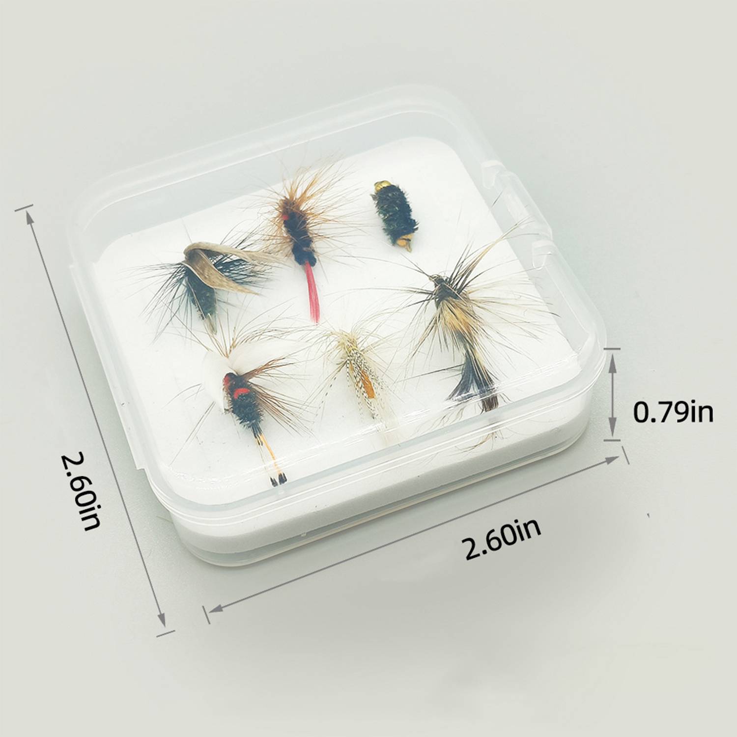 Six Fly-Fishing Flies in Kit 4