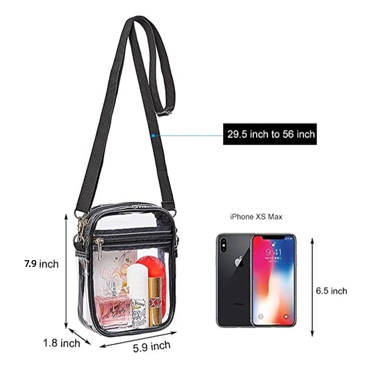 Clear Messenger Bag for Work & Business Travel 3